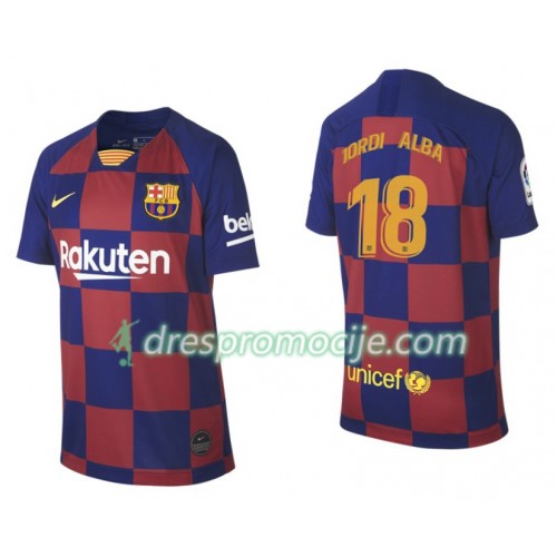 FC Barcelona Dres Jordi Alba 18 Domaći 2019/2020 Kratkih Rukava FC Barcelona Dres Jordi Alba 18 Domaći 2019/2020 Kratkih Rukava